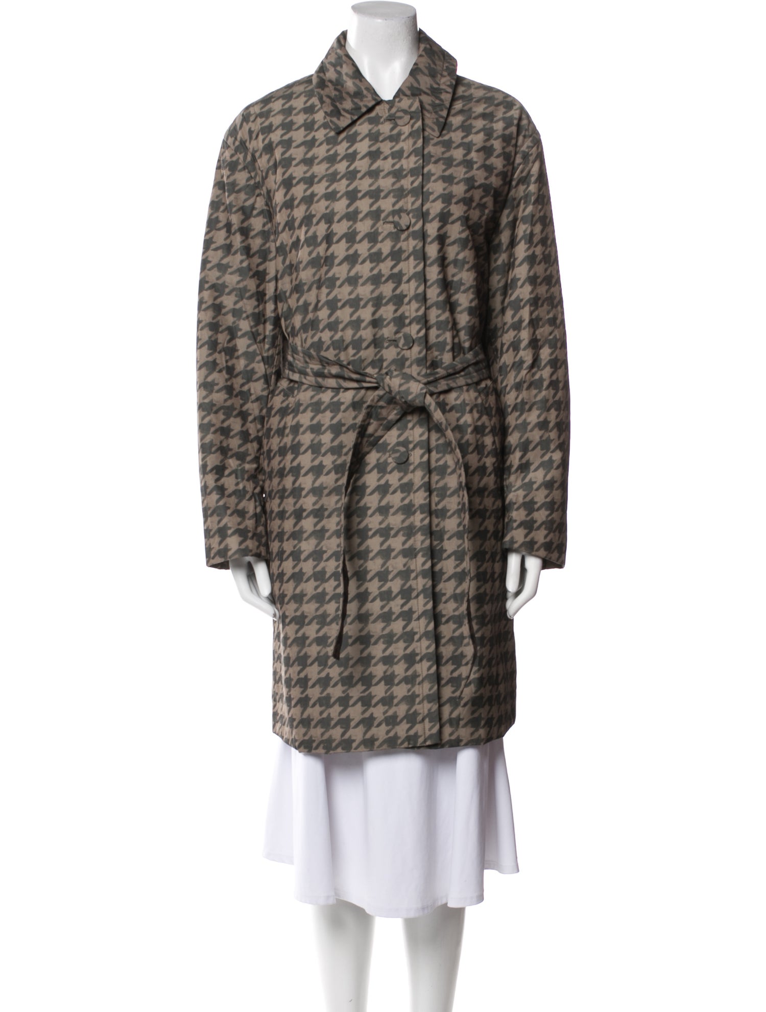 Dries Van Noten Plaid Print Coat w/ Tags