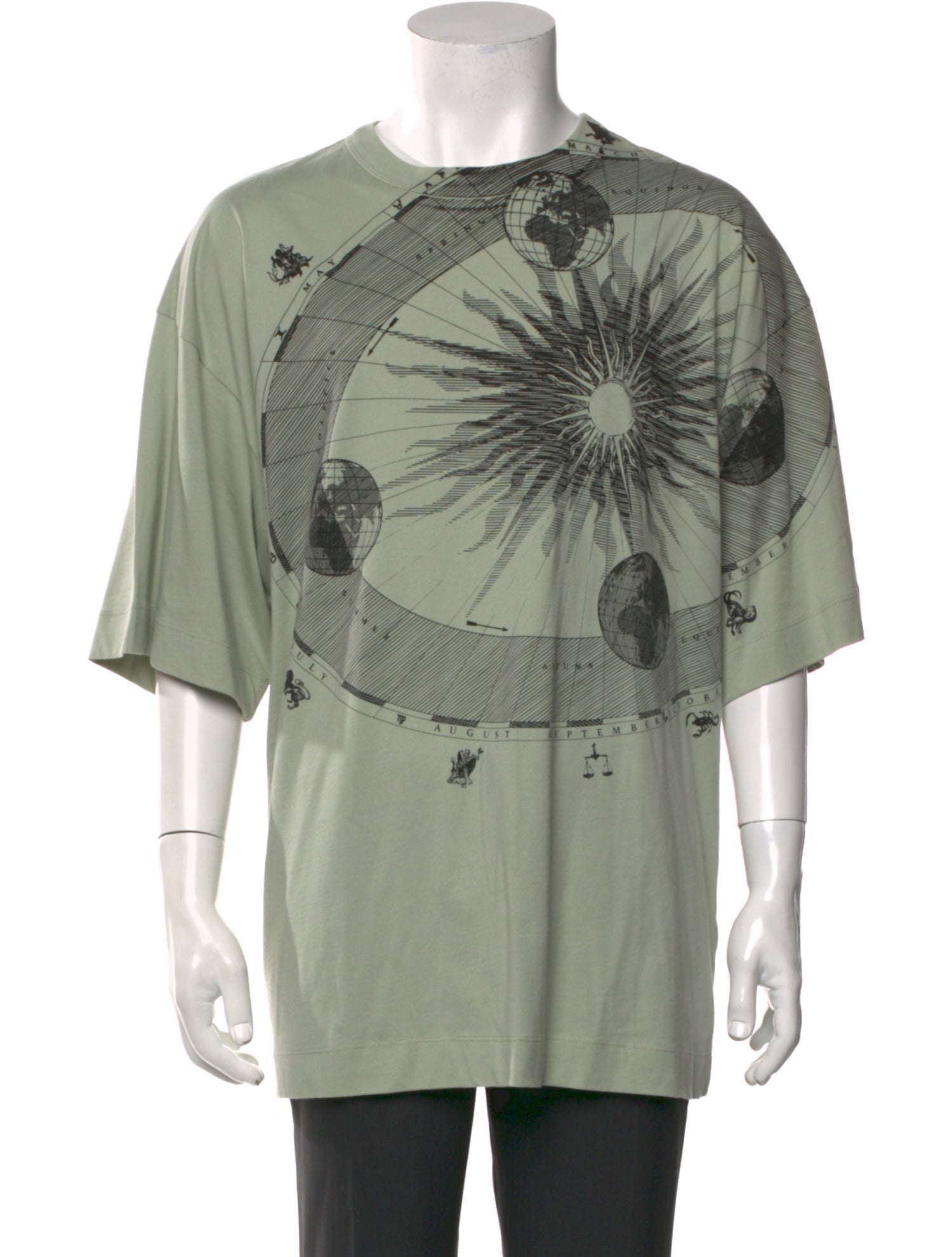 Dries Van Noten Graphic Print Crew Neck T-Shirt