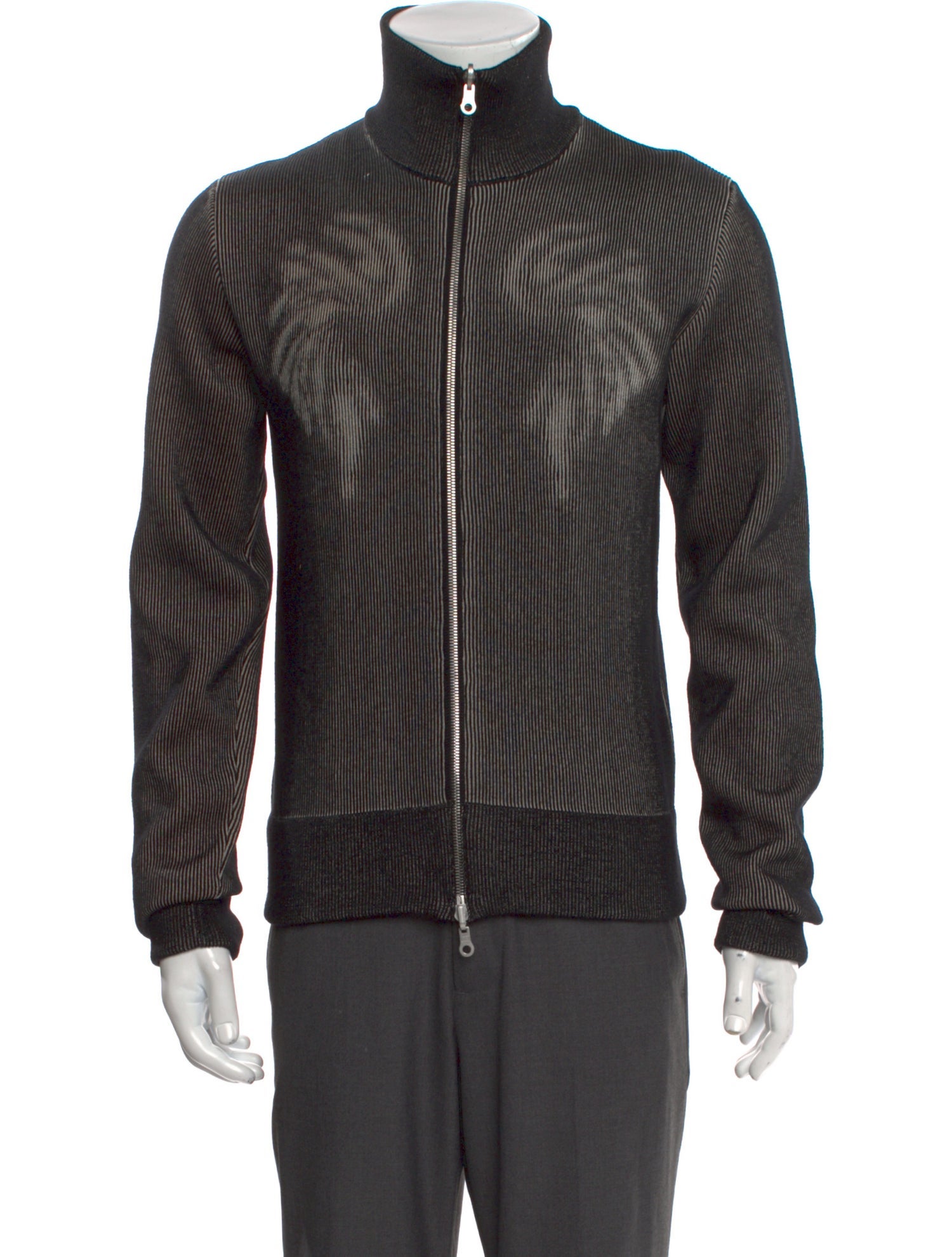 Dries Van Noten Merino Wool Striped Cardigan