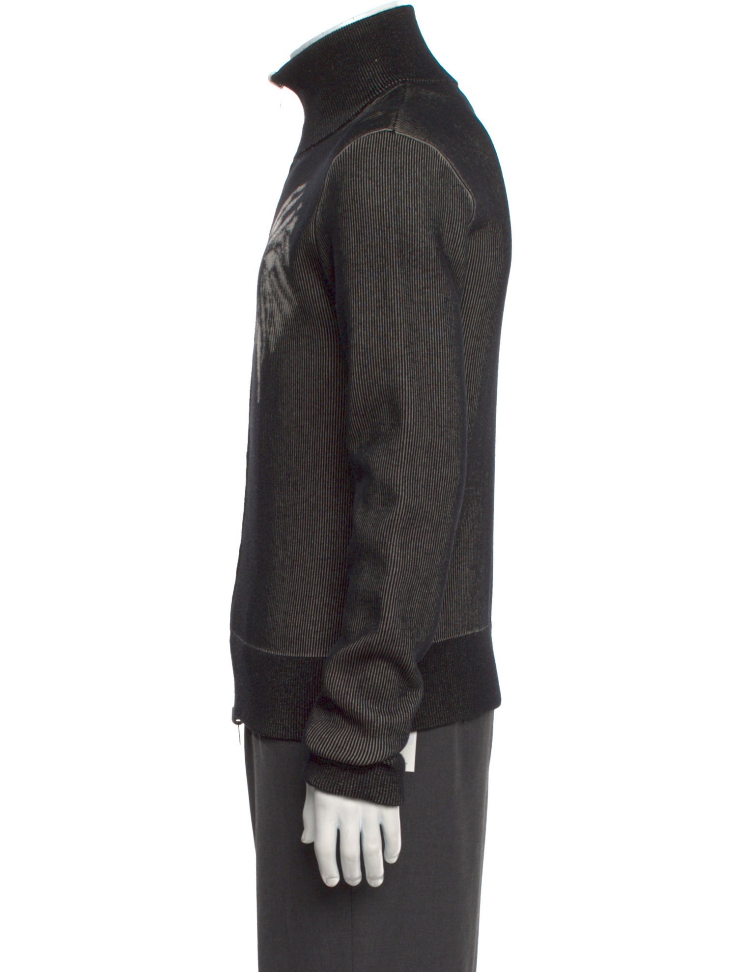 Dries Van Noten Merino Wool Striped Cardigan