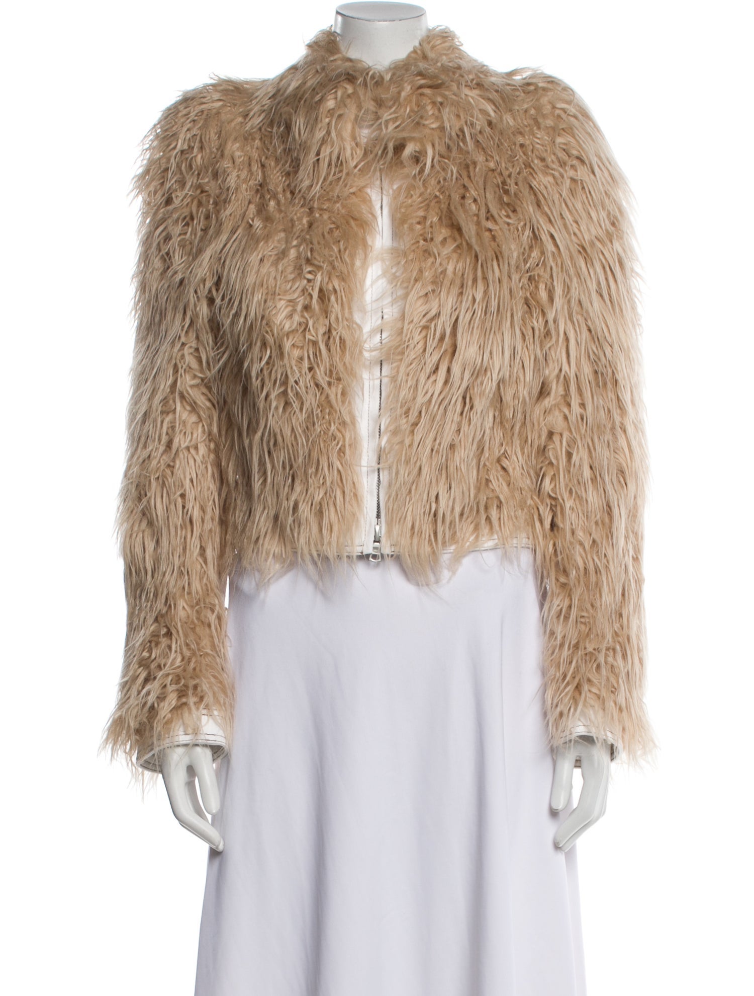 Dries Van Noten Faux Fur Jacket