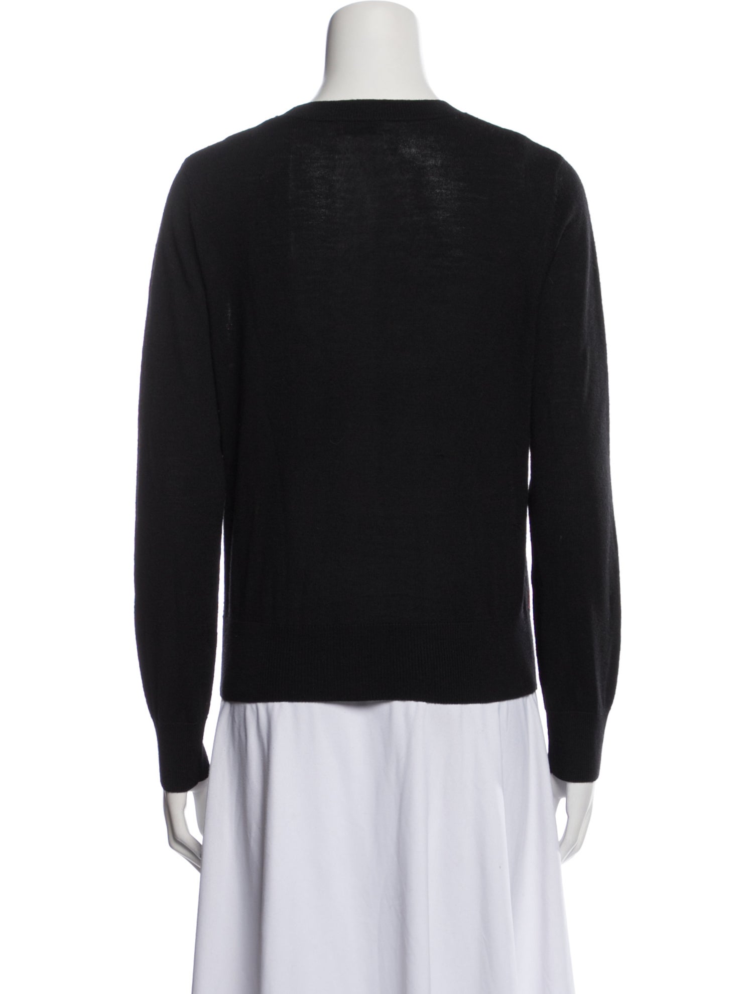 Dries Van Noten Plaid Print Crew Neck Sweater