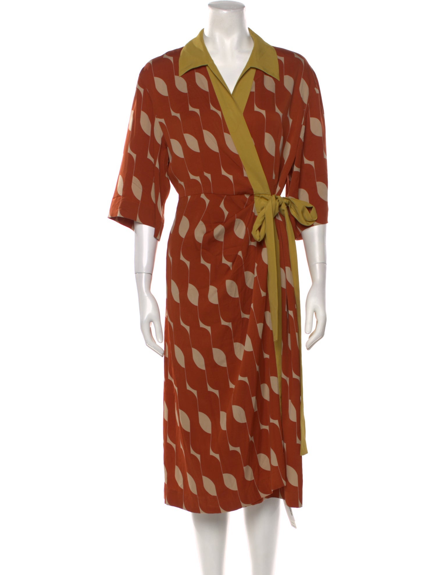 Dries Van Noten Silk Midi Length Dress