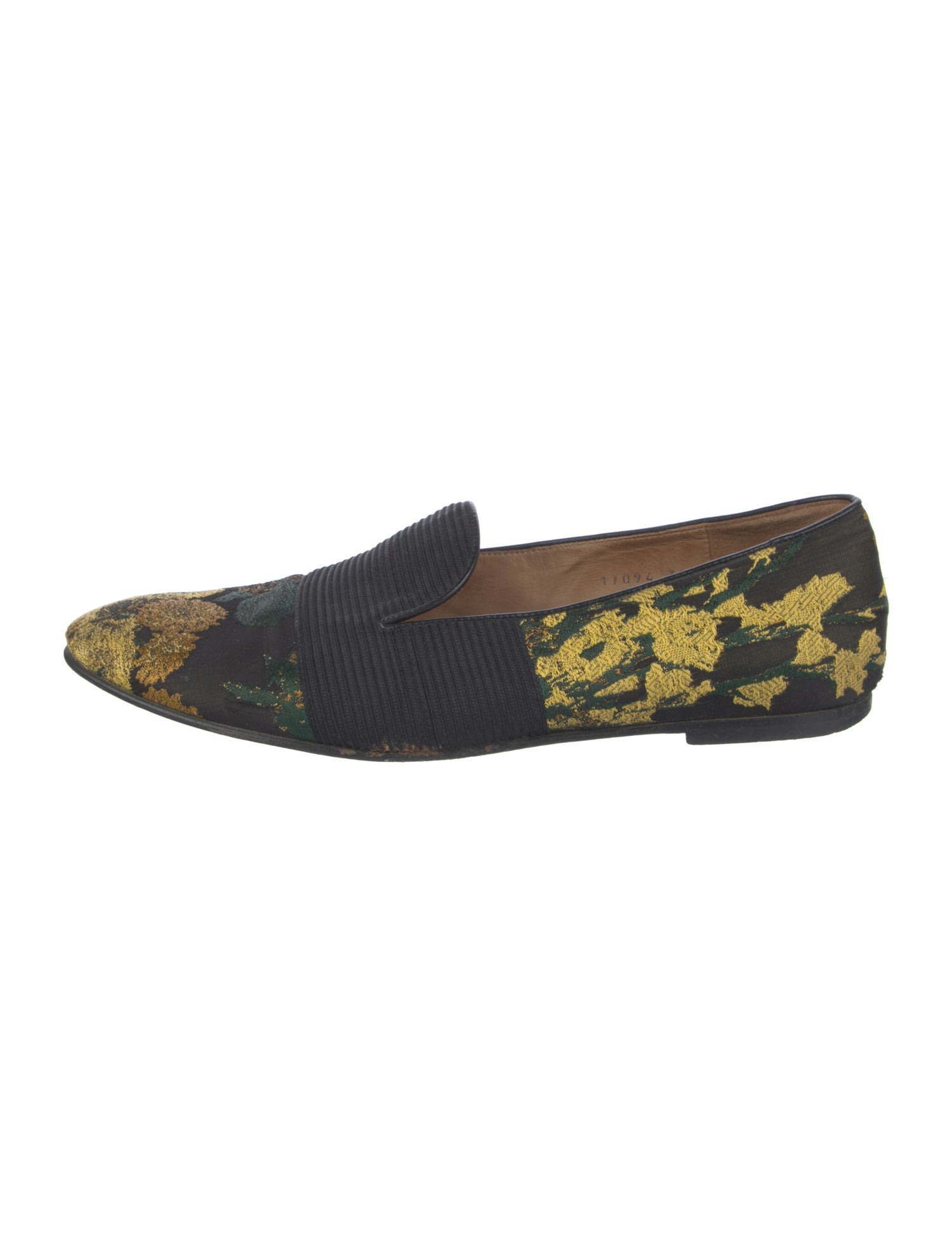 Dries Van Noten Floral Print Flats