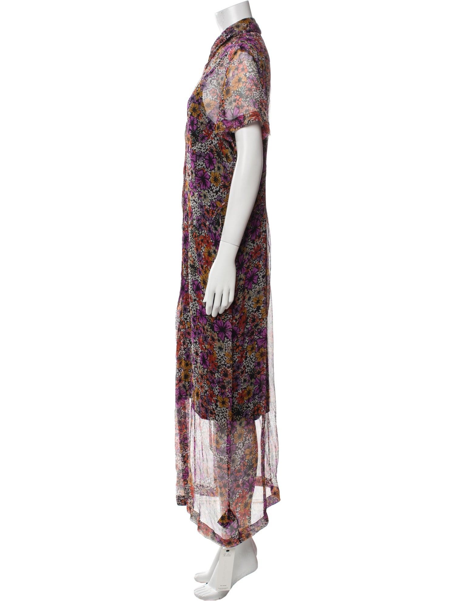 Dries Van Noten Silk Long Dress