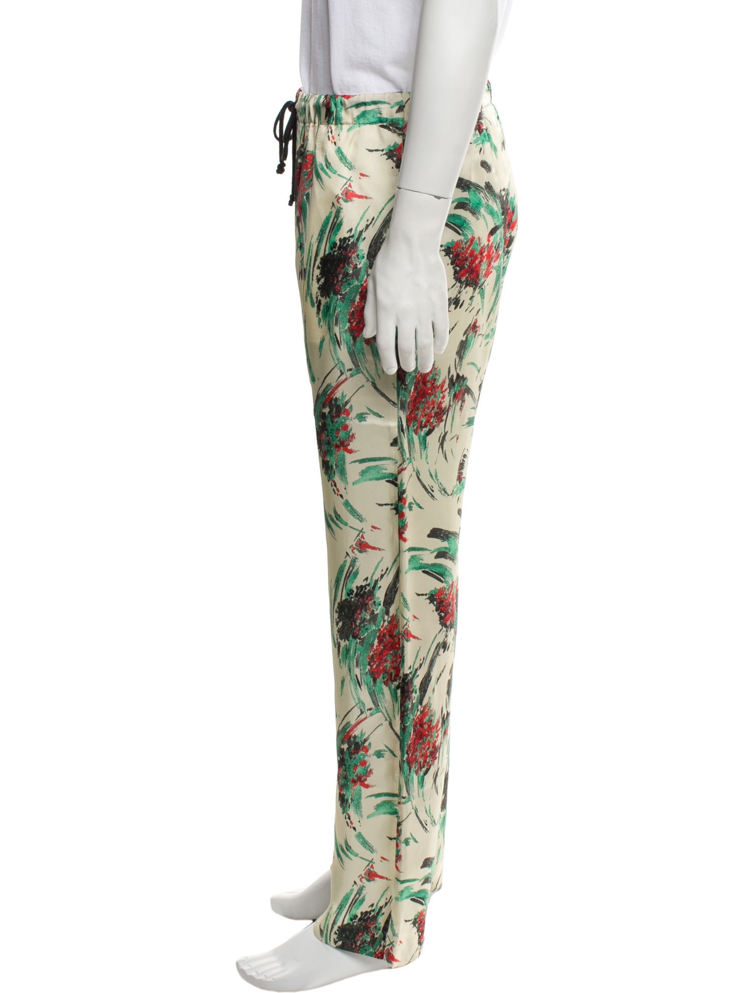 Dries Van Noten Floral Print Pants