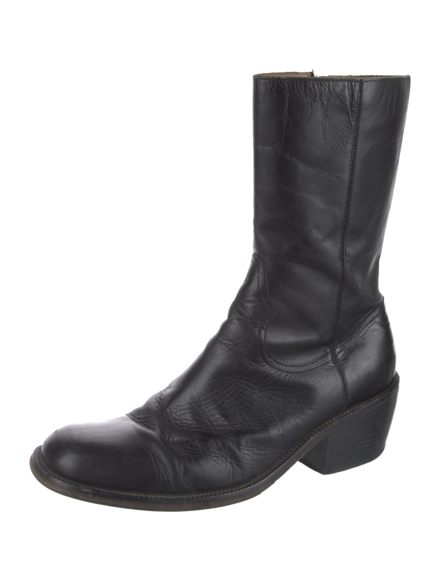 Dries Van Noten Leather Boots