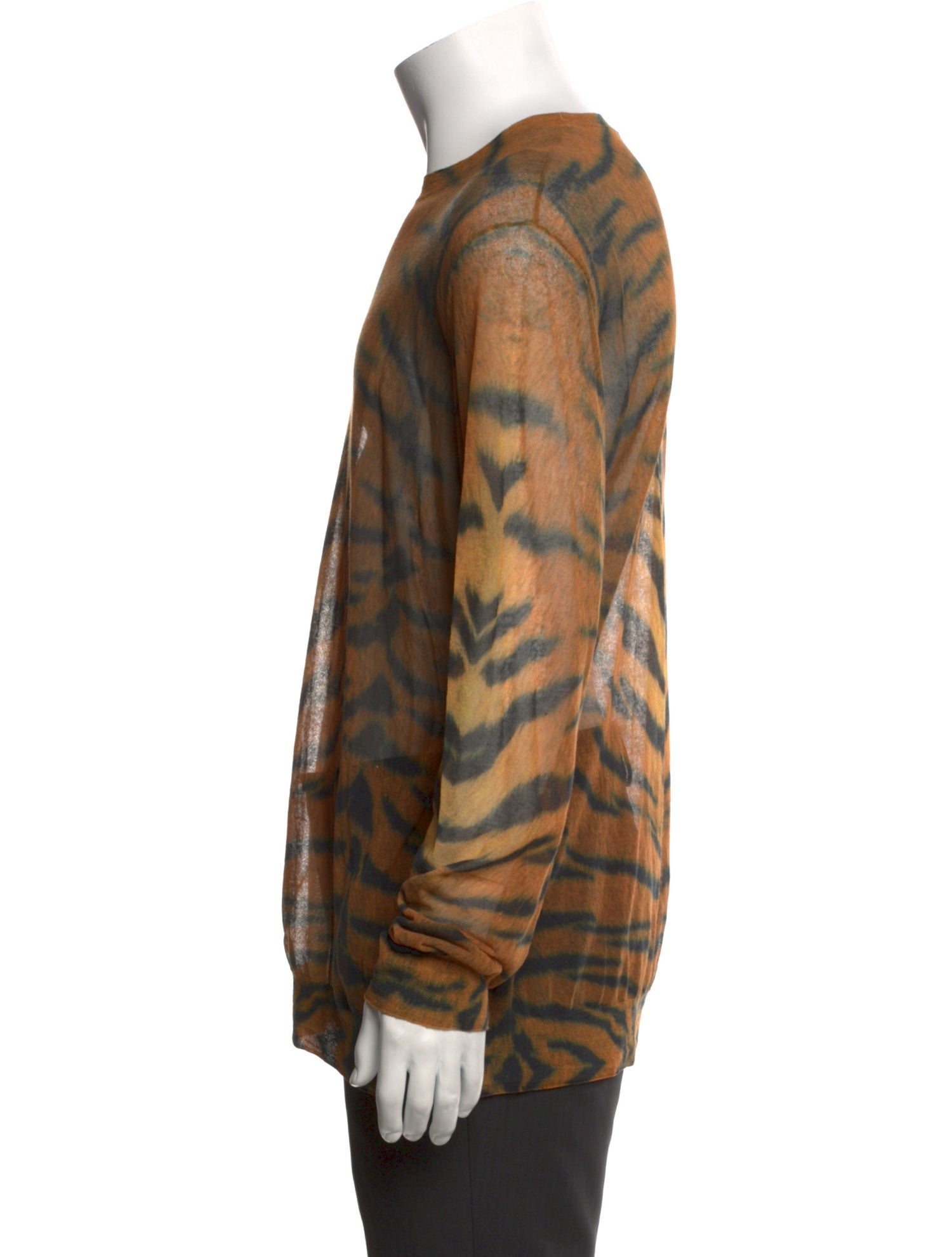 Dries Van Noten Animal Print Crew Neck T-Shirt