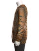 Dries Van Noten Animal Print Crew Neck T-Shirt