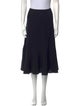 Dries Van Noten Wool Midi Length Skirt