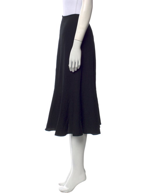 Dries Van Noten Wool Midi Length Skirt