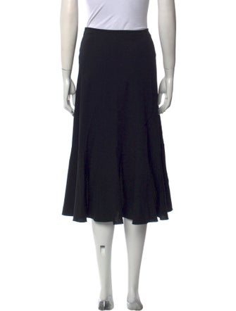 Dries Van Noten Wool Midi Length Skirt