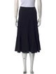 Dries Van Noten Wool Midi Length Skirt
