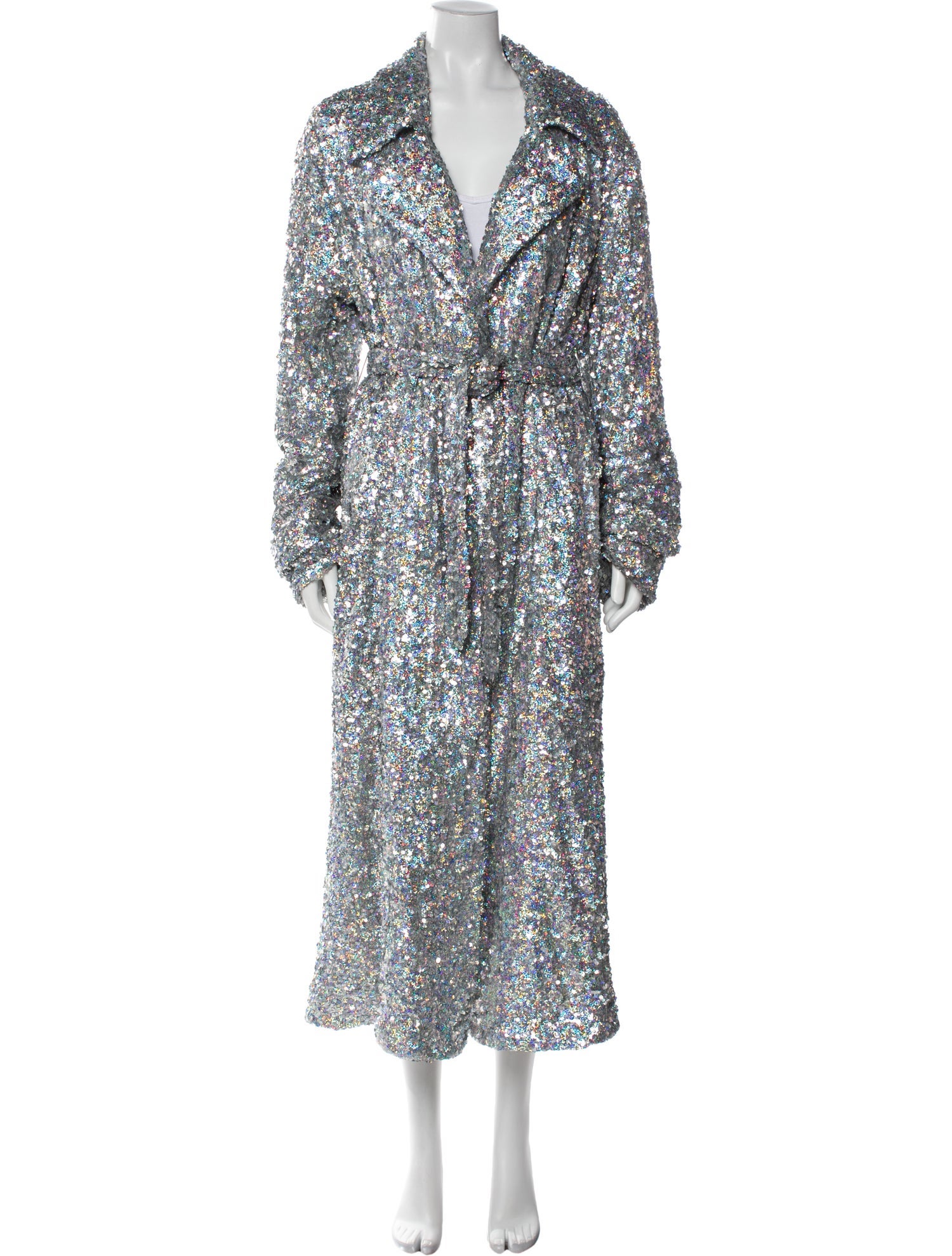Dries Van Noten Sequin Trench Coat w/ Tags