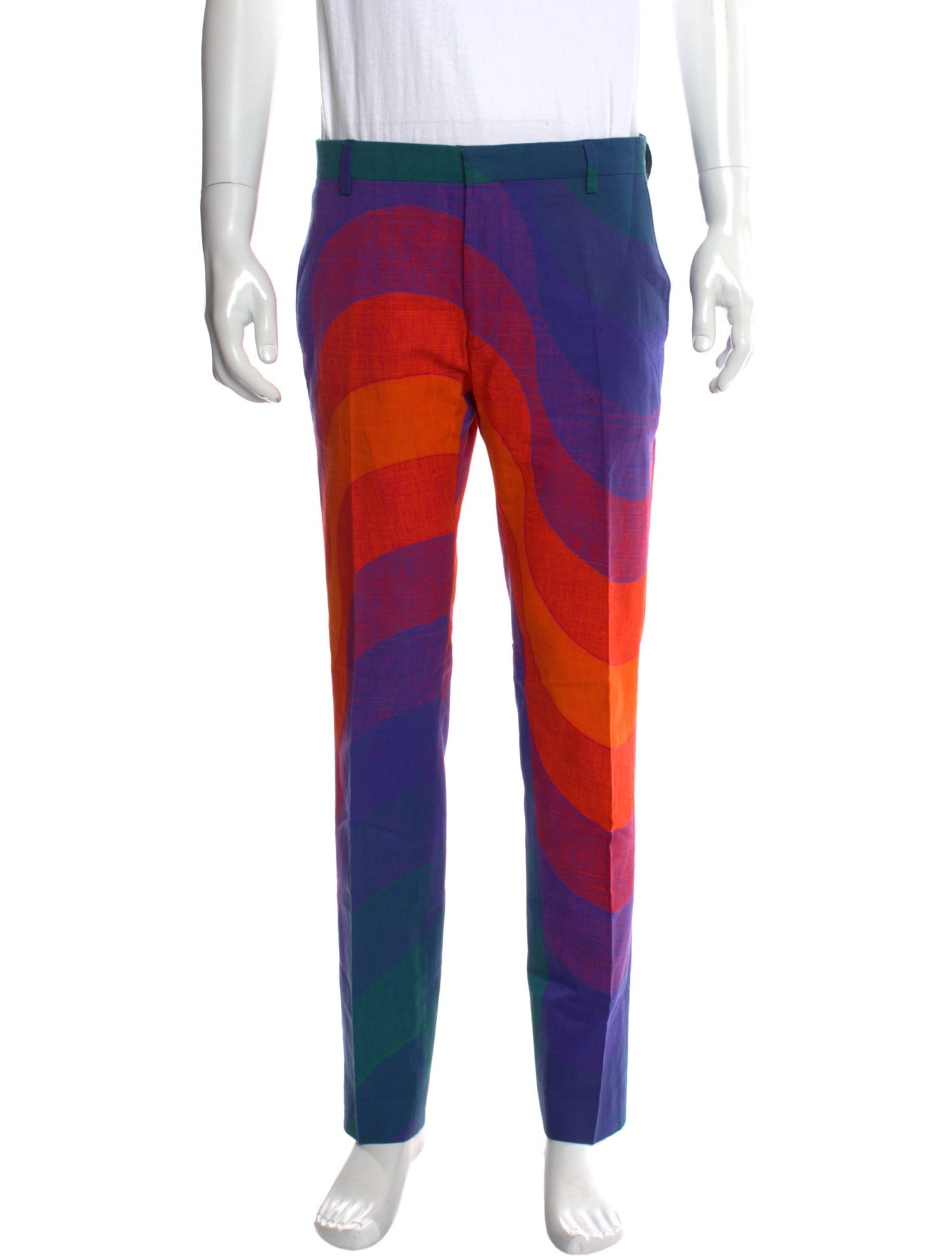 Dries Van Noten Tie-Dye Print Pants