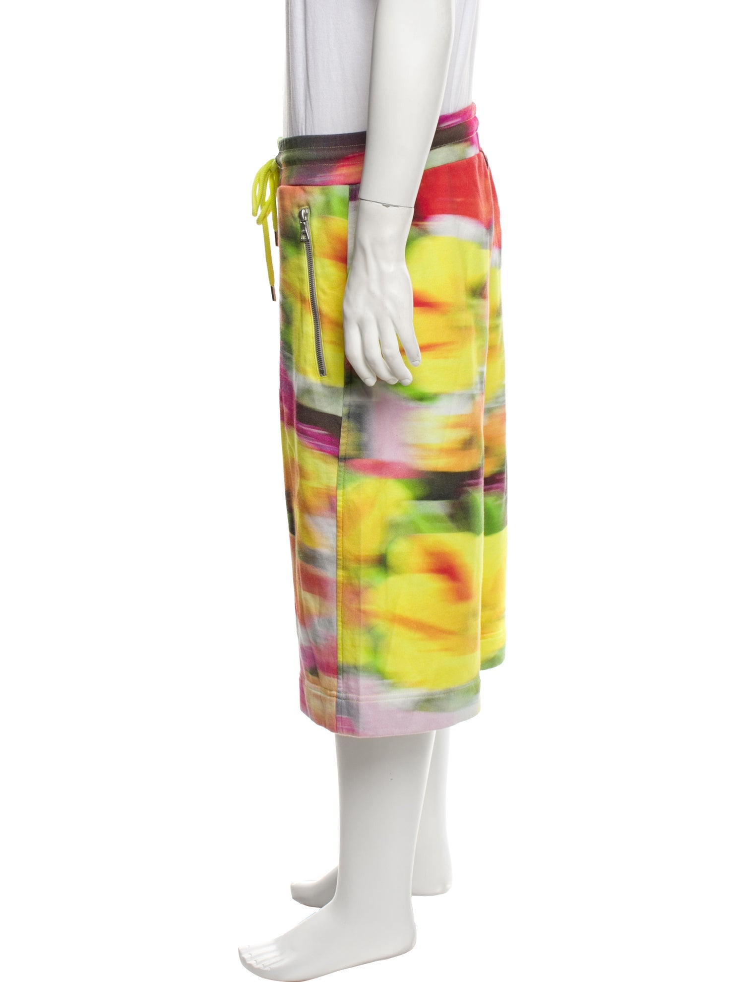 Dries Van Noten Tie-Dye Print Jogger Shorts