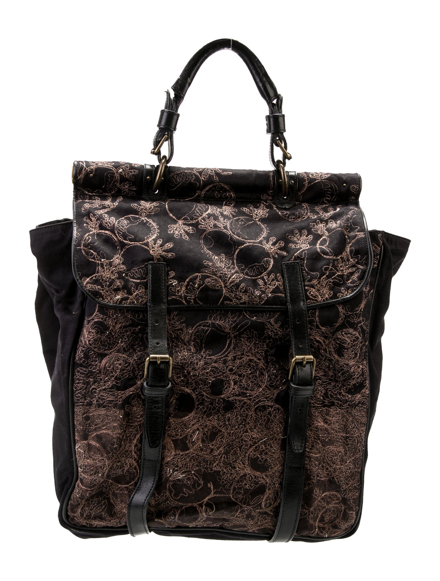 Dries Van Noten Jacquard Shoulder Bag Vintage
