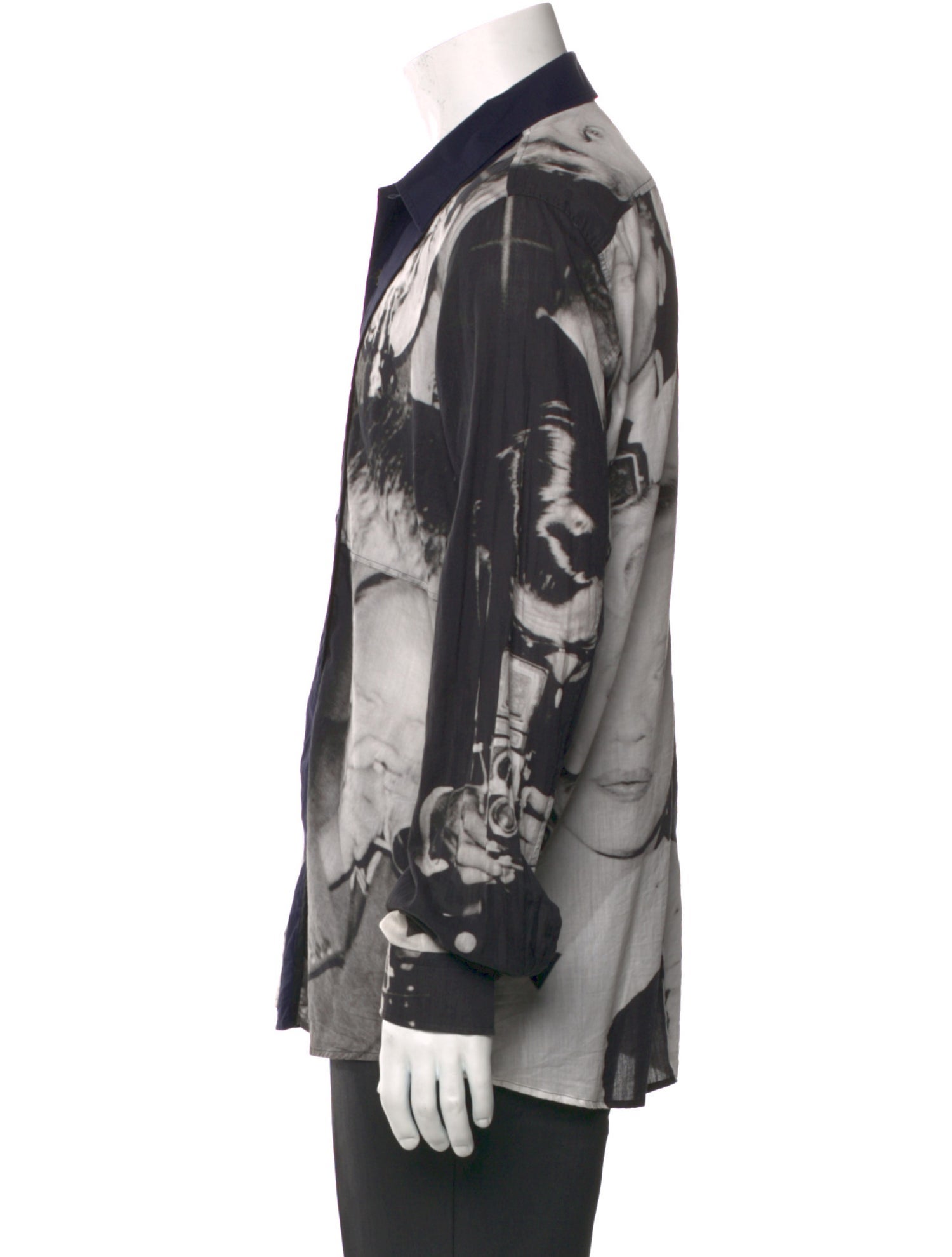 Dries Van Noten Printed Long Sleeve Shirt