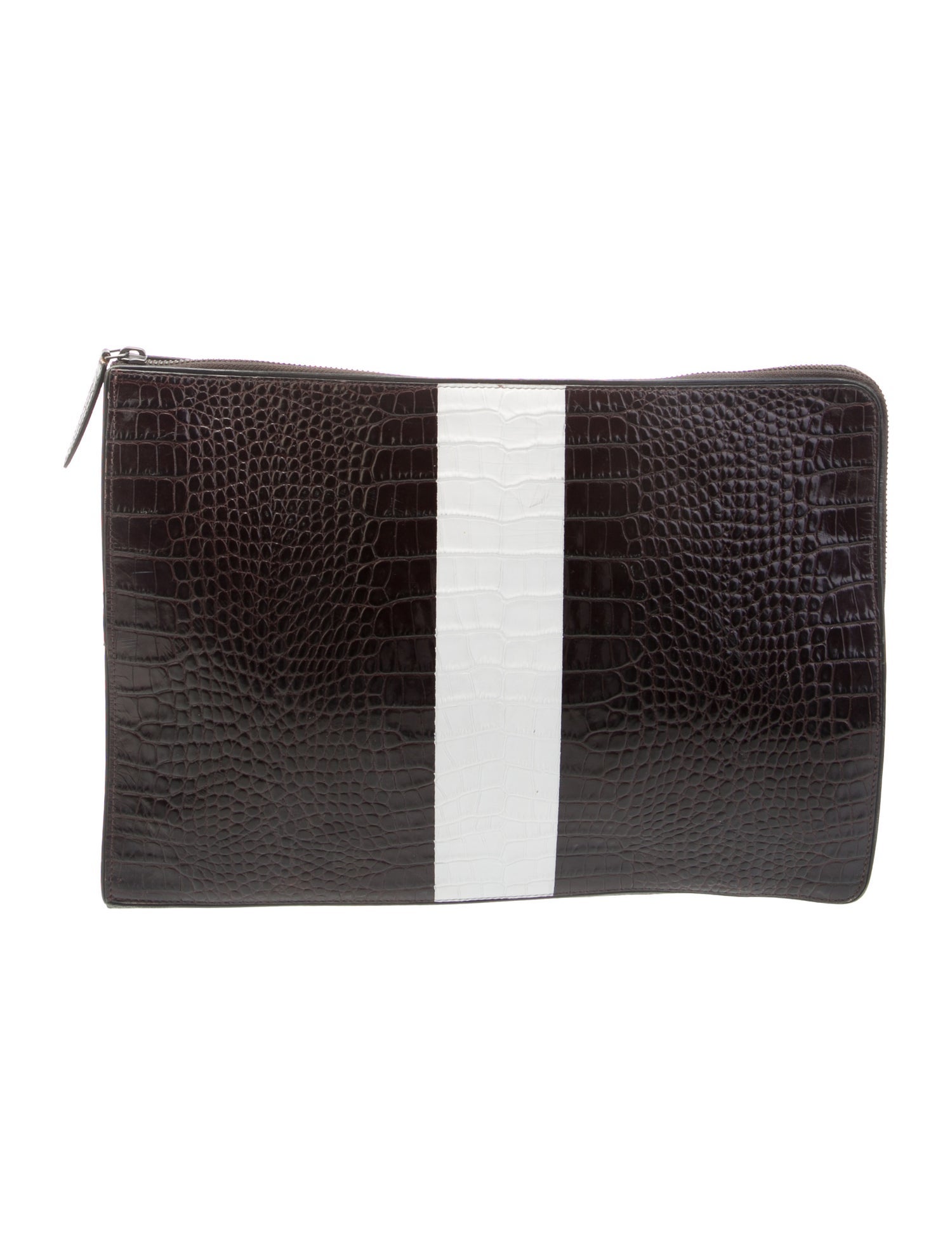 Dries Van Noten Embossed Leather Portfolio