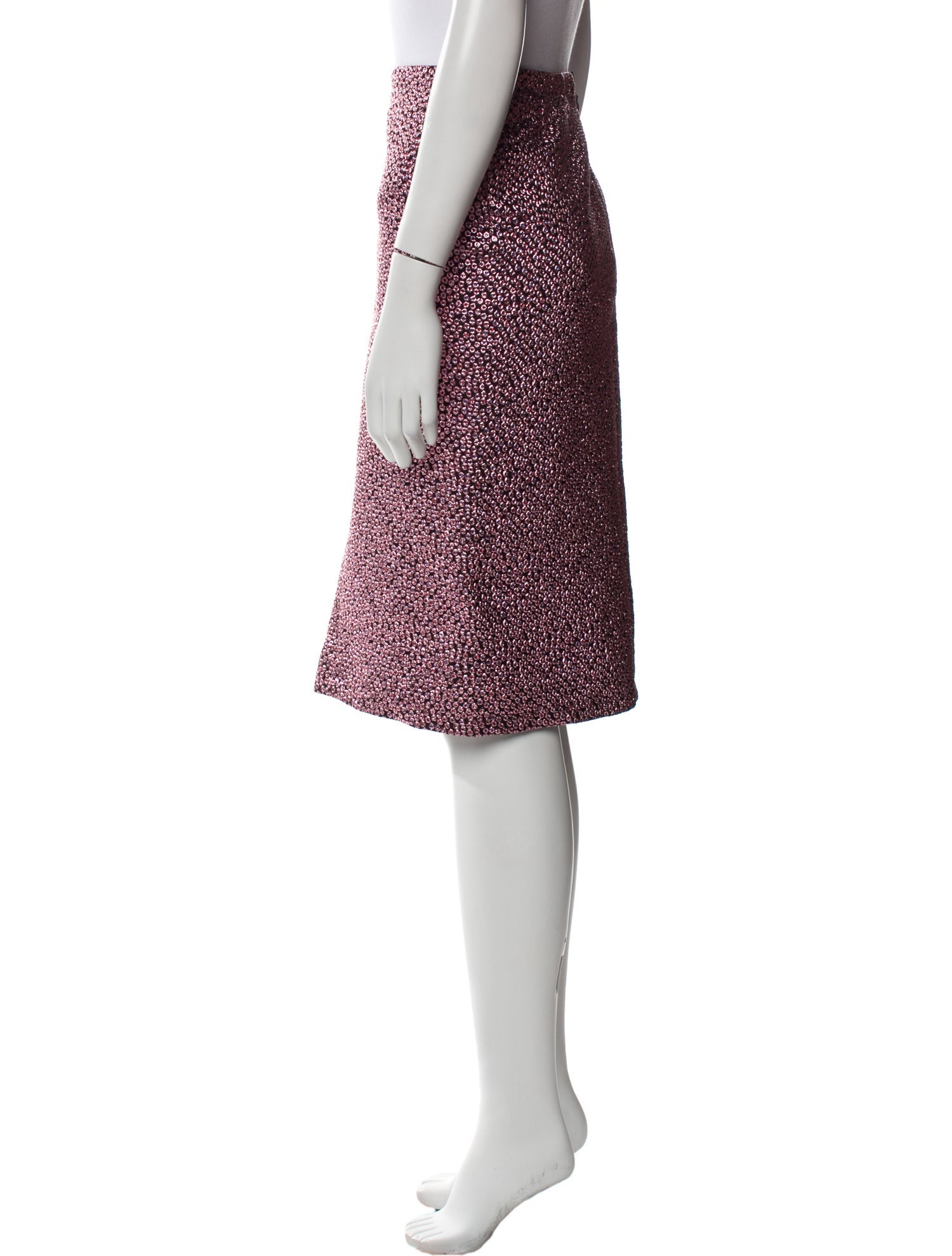 Dries Van Noten Printed Knee-Length Skirt