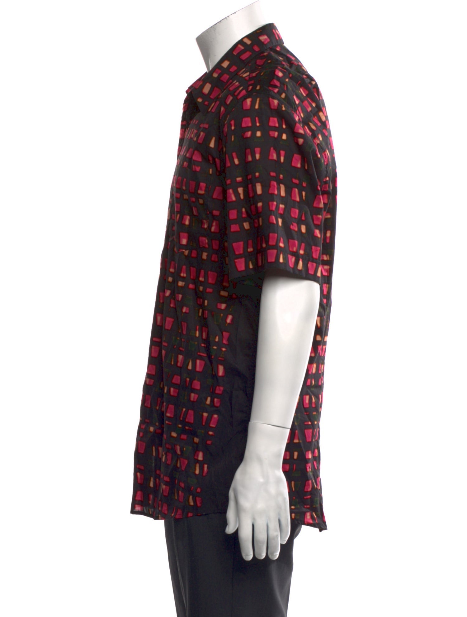 Dries Van Noten Printed Short Sleeve Shirt