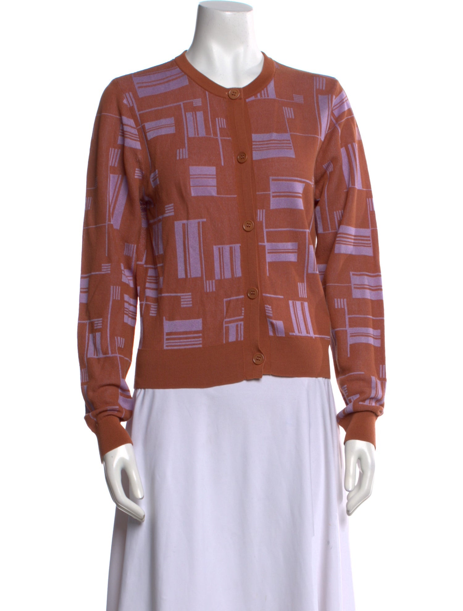 Dries Van Noten Printed Crew Neck Sweater