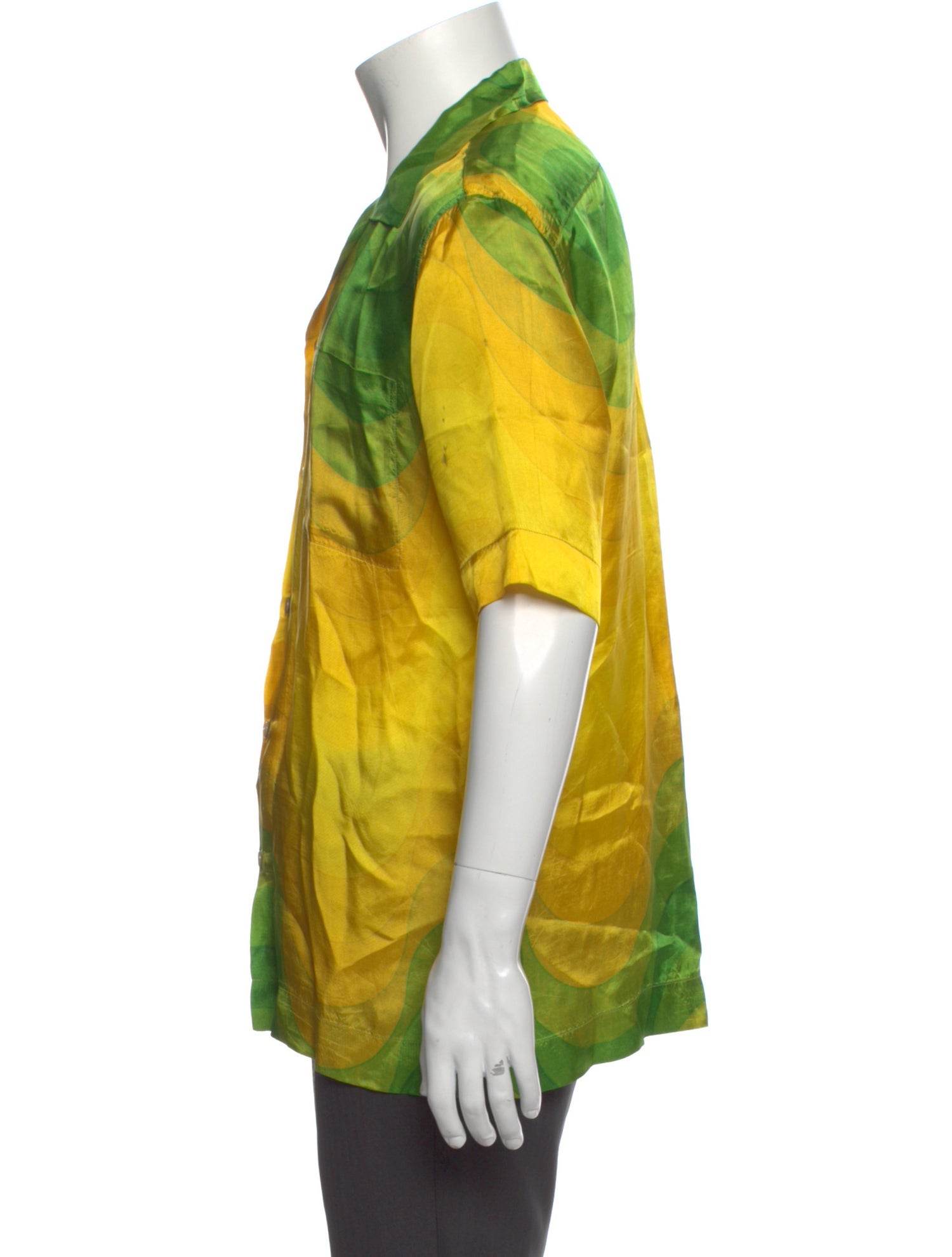 Dries Van Noten Printed Short Sleeve Shirt