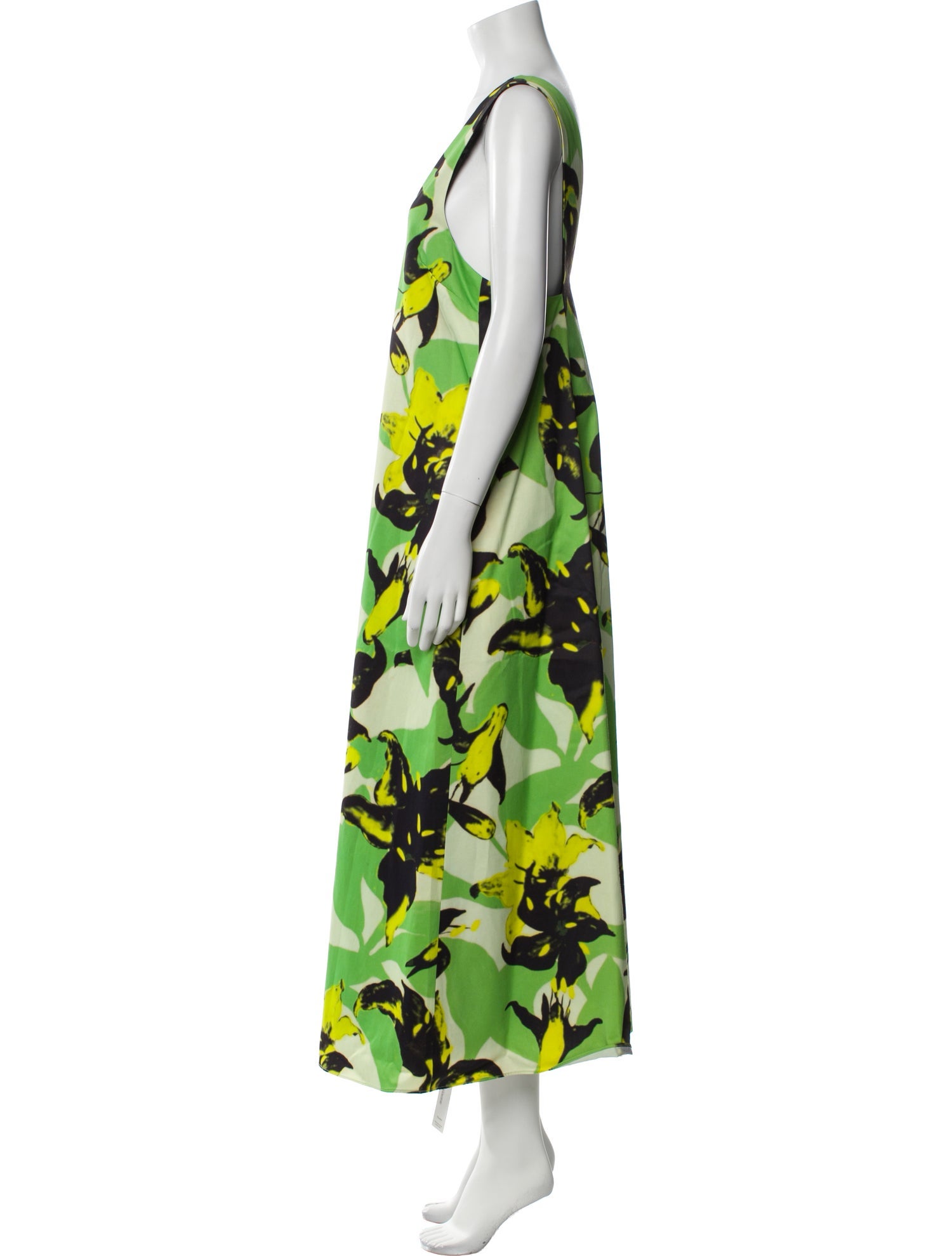 Dries Van Noten Floral Print Long Dress