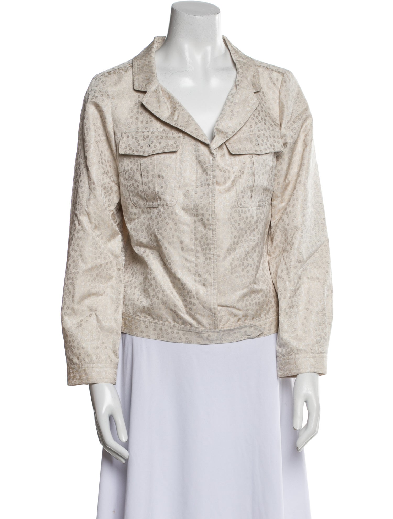 Dries Van Noten Floral Print Biker Jacket