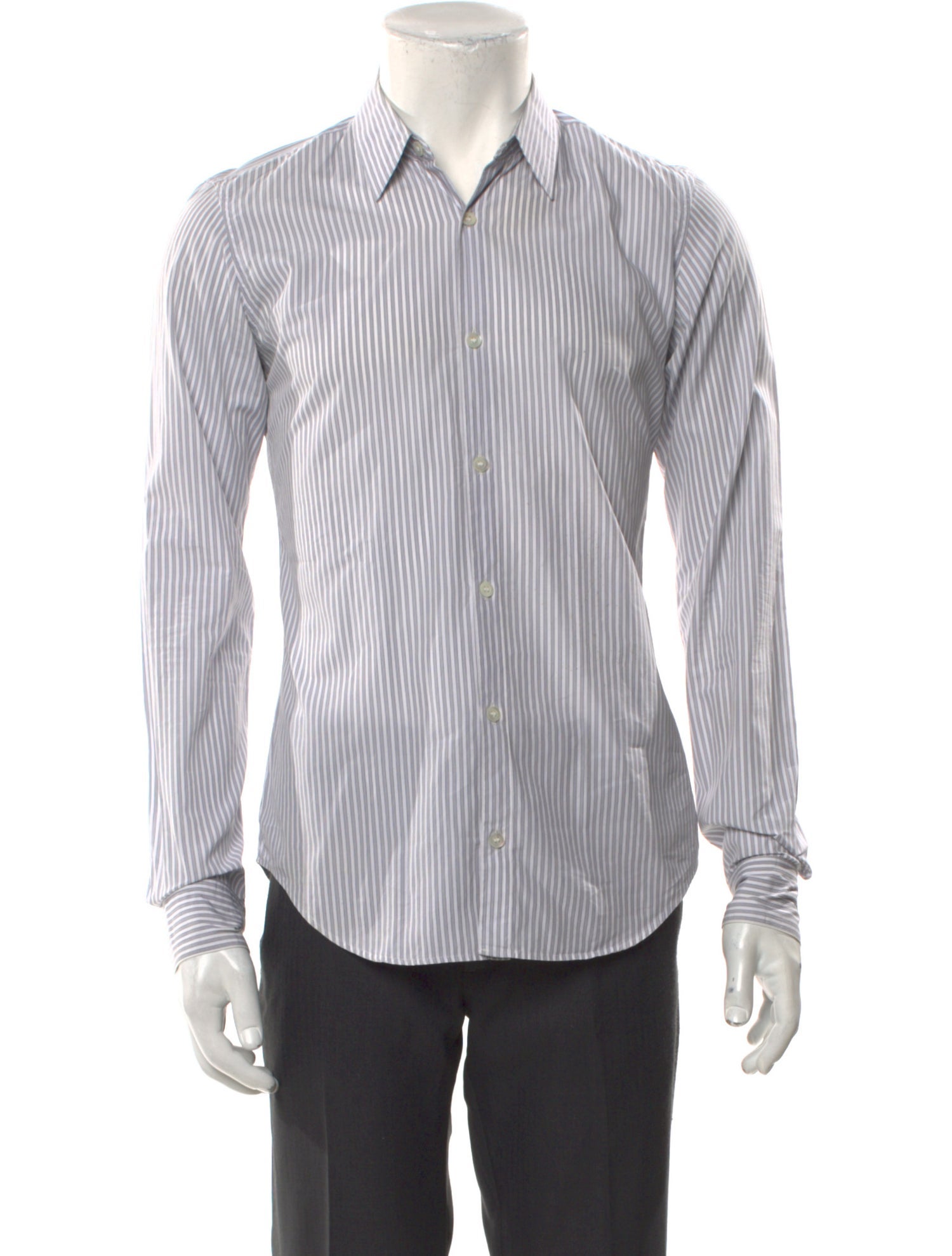 Dries Van Noten Striped Long Sleeve Shirt