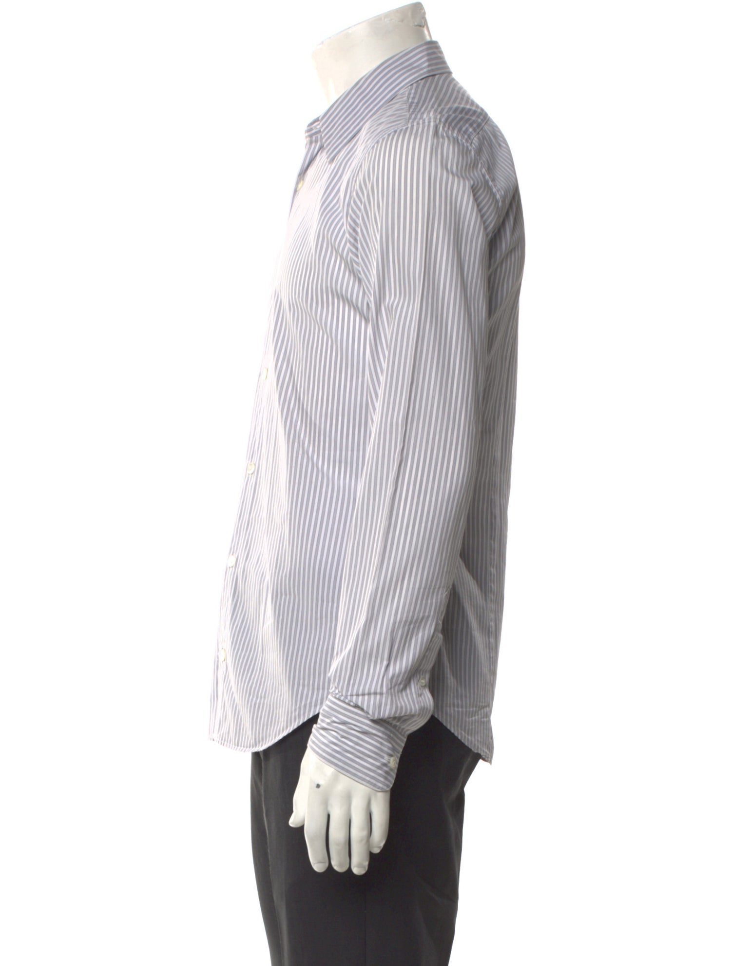 Dries Van Noten Striped Long Sleeve Shirt