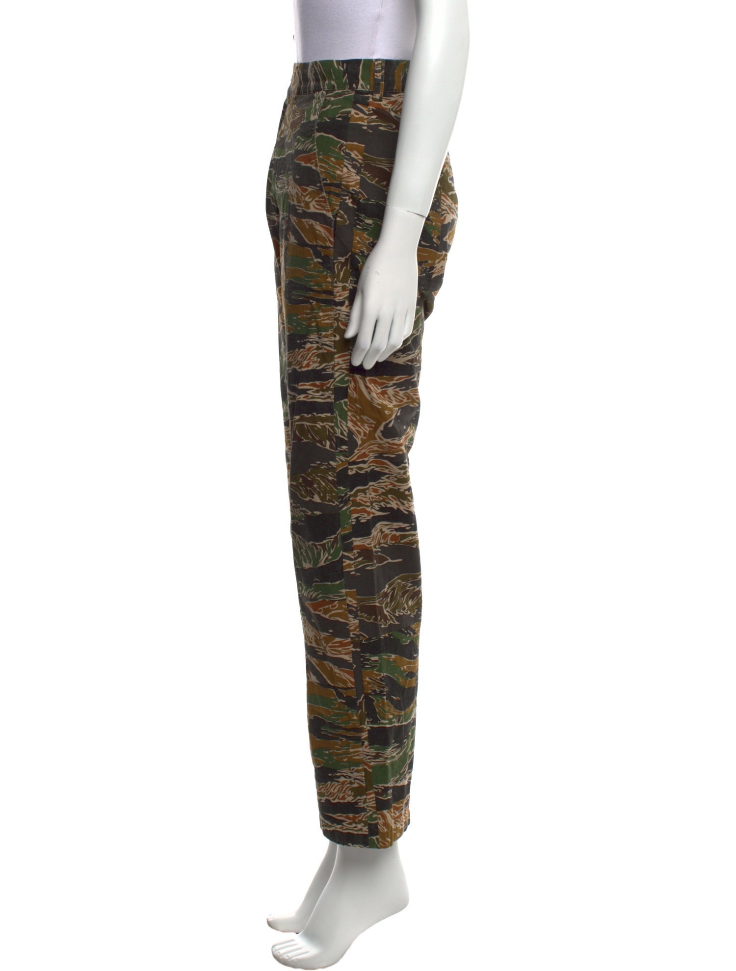 Dries Van Noten Printed Straight Leg Pants