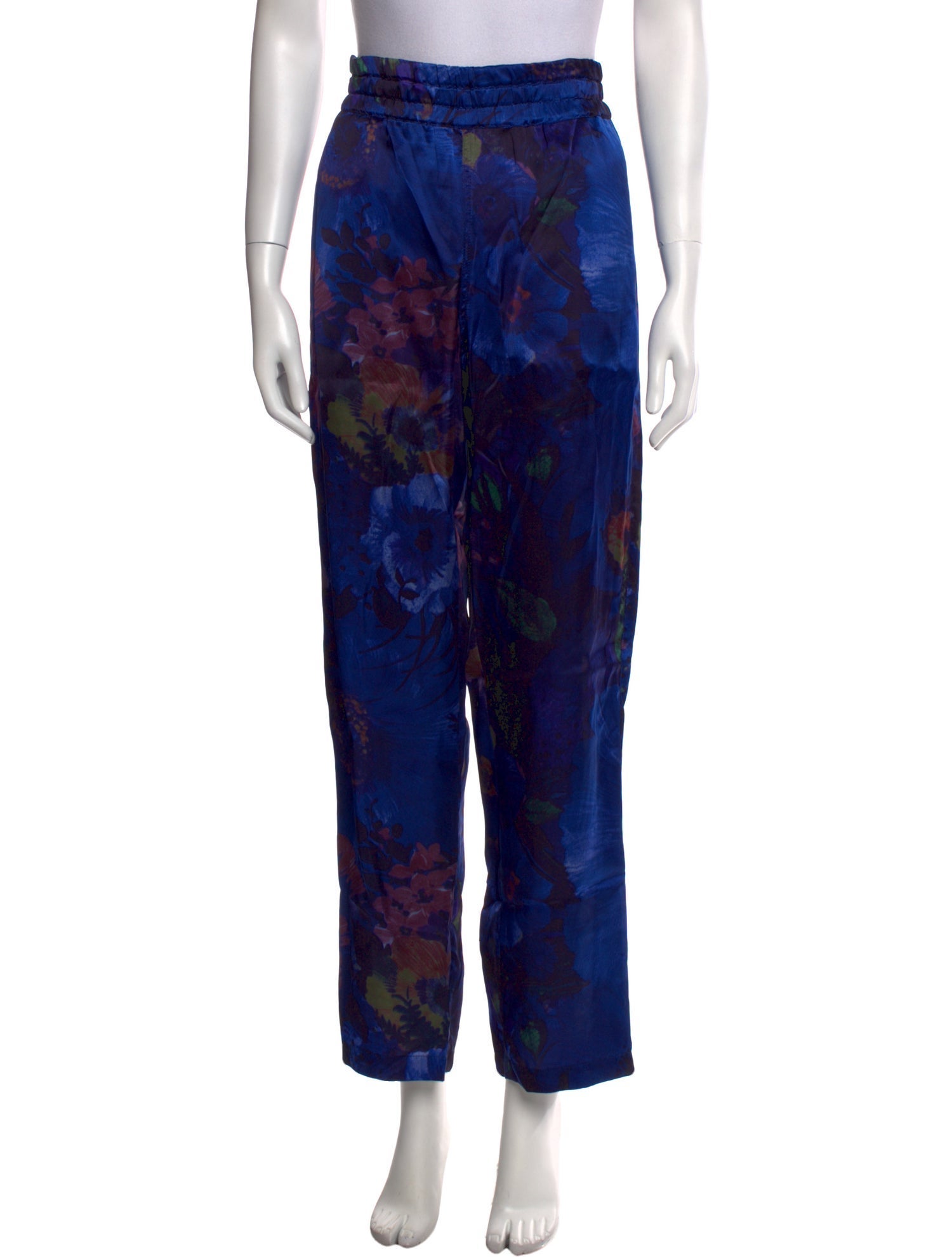 Dries Van Noten Printed Wide Leg Pants