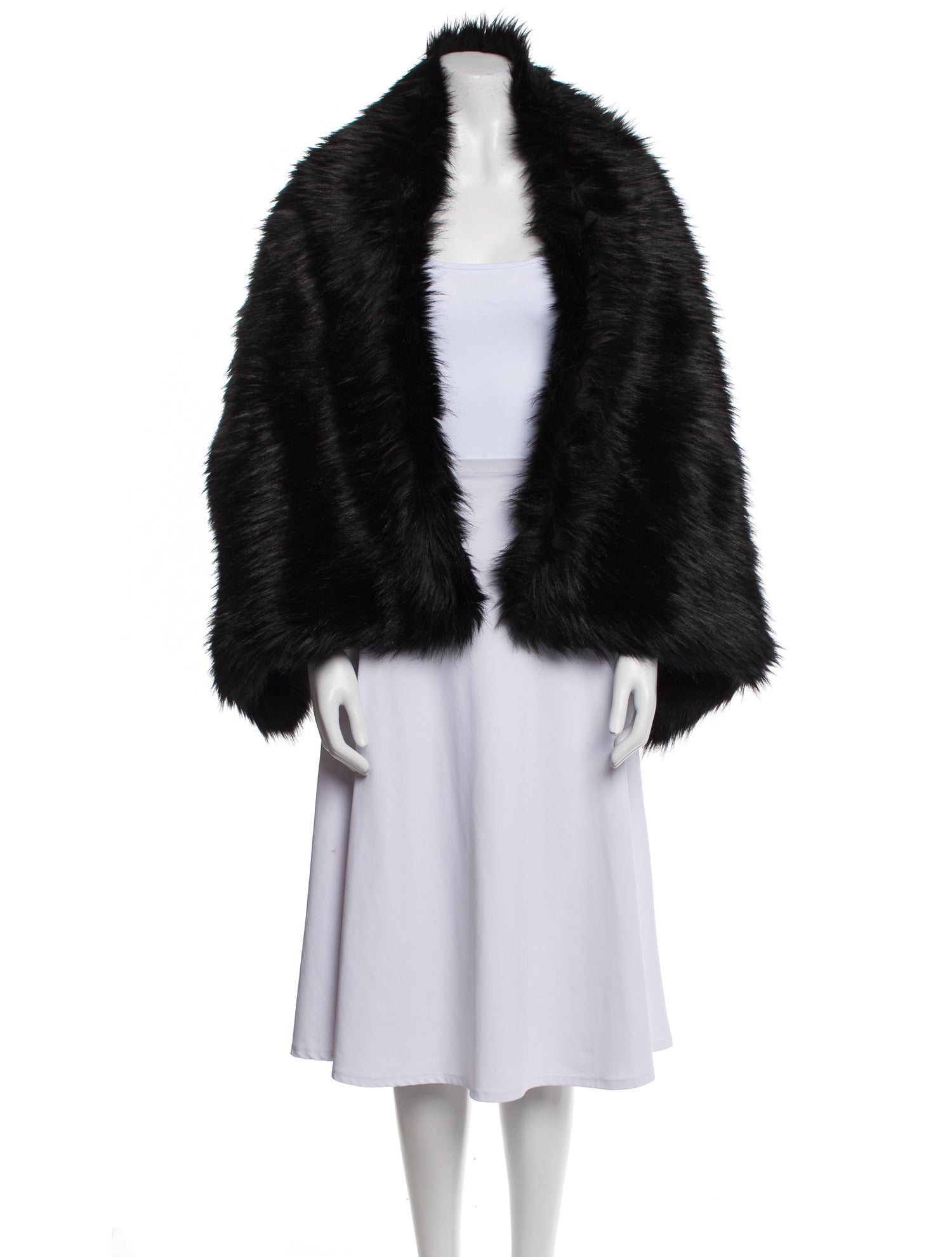 Dries Van Noten Fur Shawl