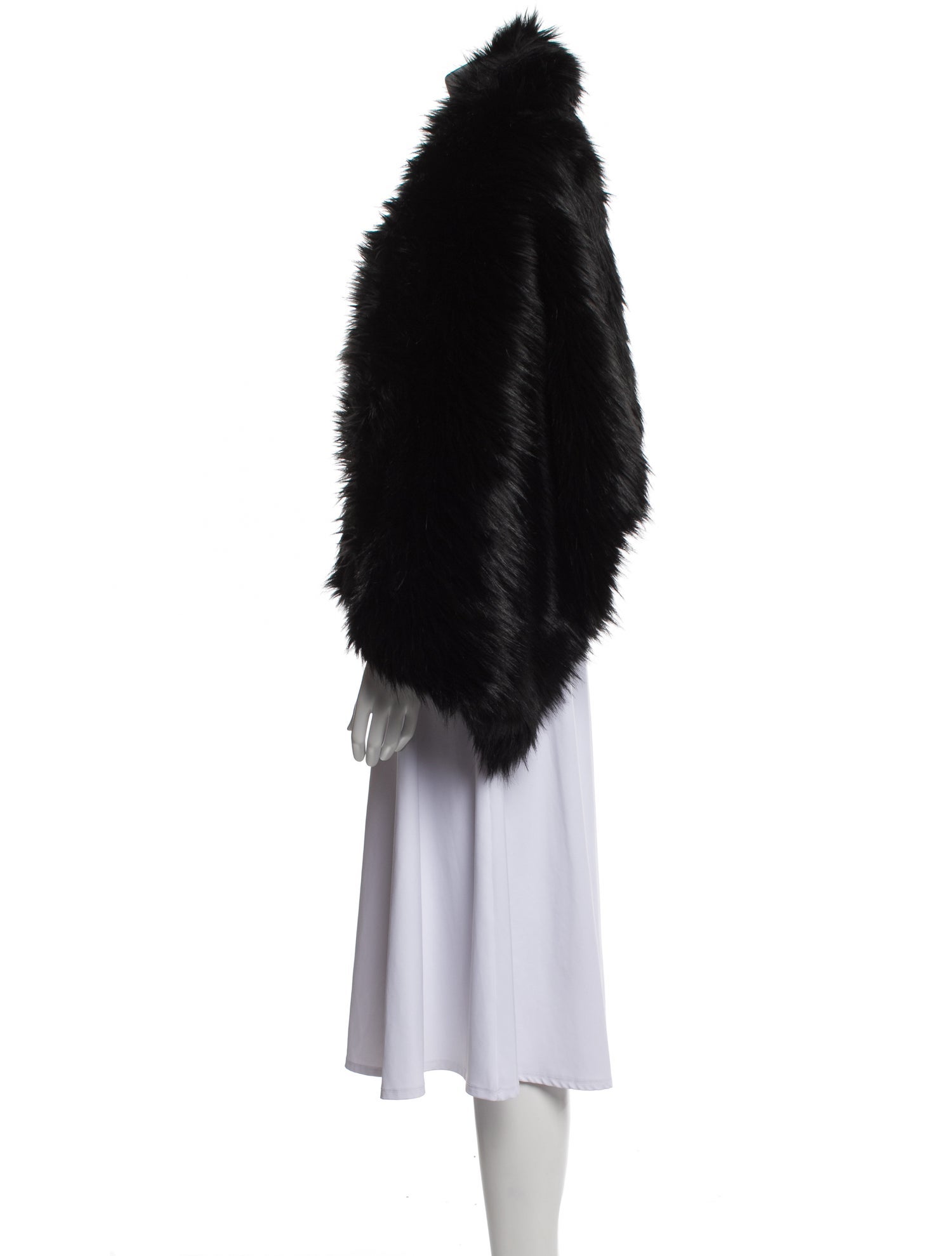Dries Van Noten Fur Shawl