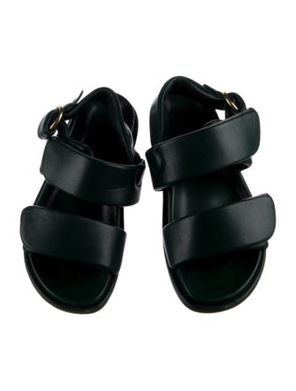 Dries Van Noten Leather Slides