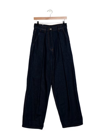 Dries Van Noten High-Rise Wide Leg Jeans