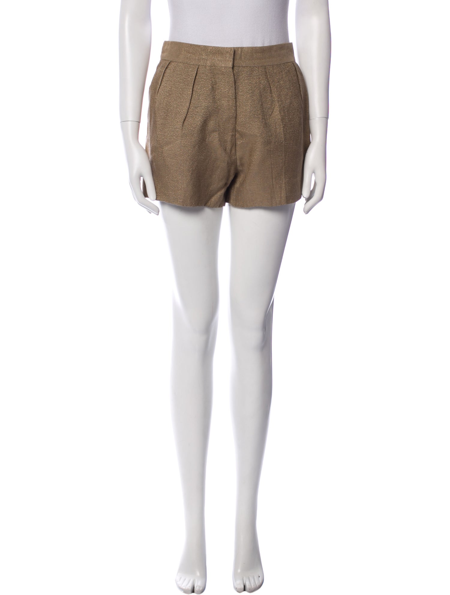 Dries Van Noten Linen Mini Shorts