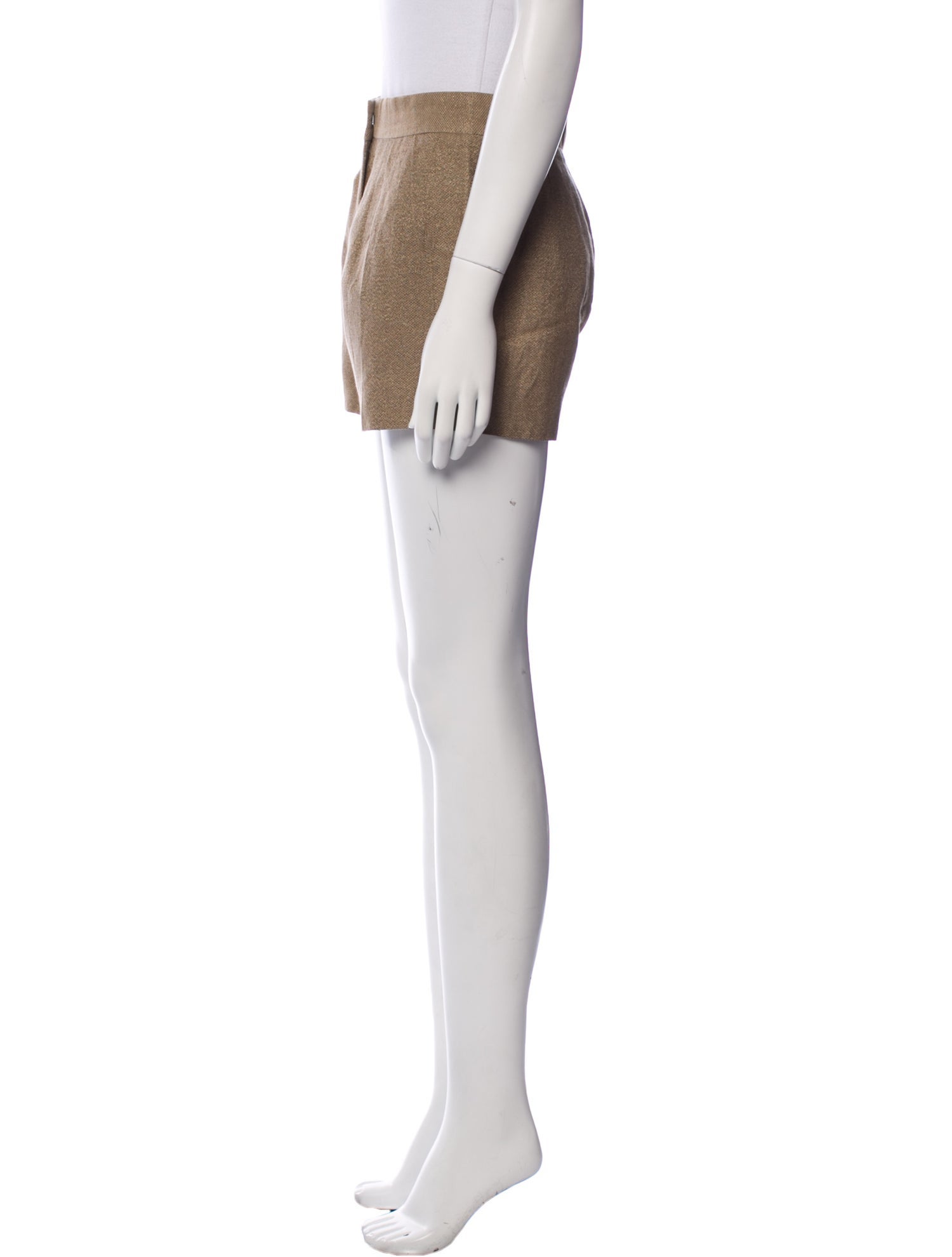 Dries Van Noten Linen Mini Shorts