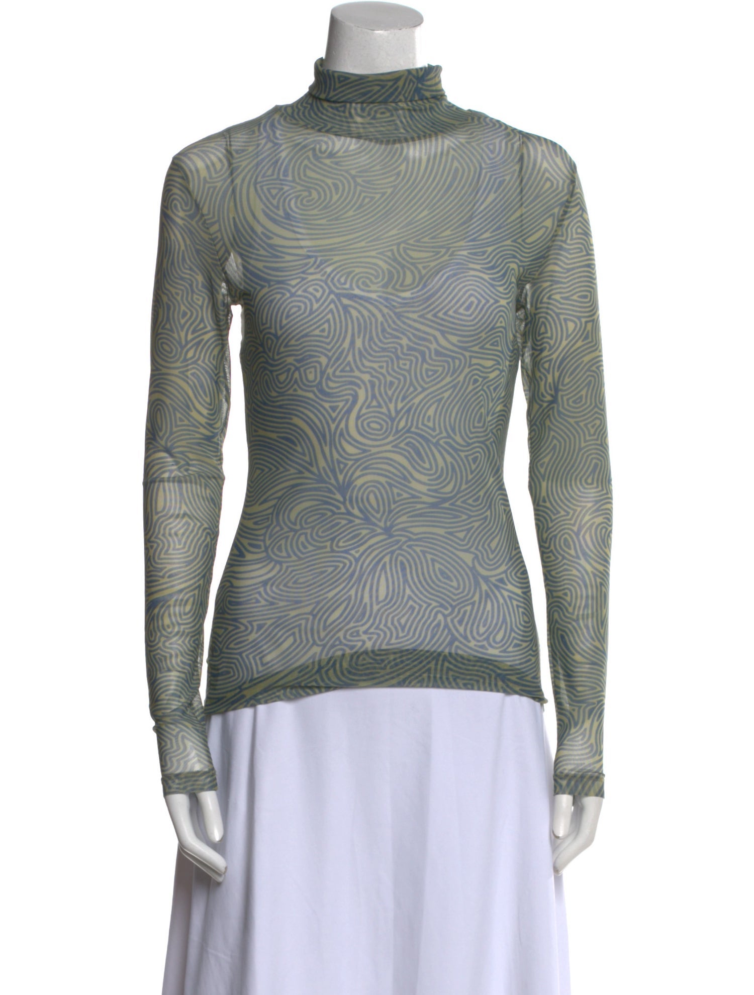 Dries Van Noten Turtleneck Long Sleeve Sweatshirt