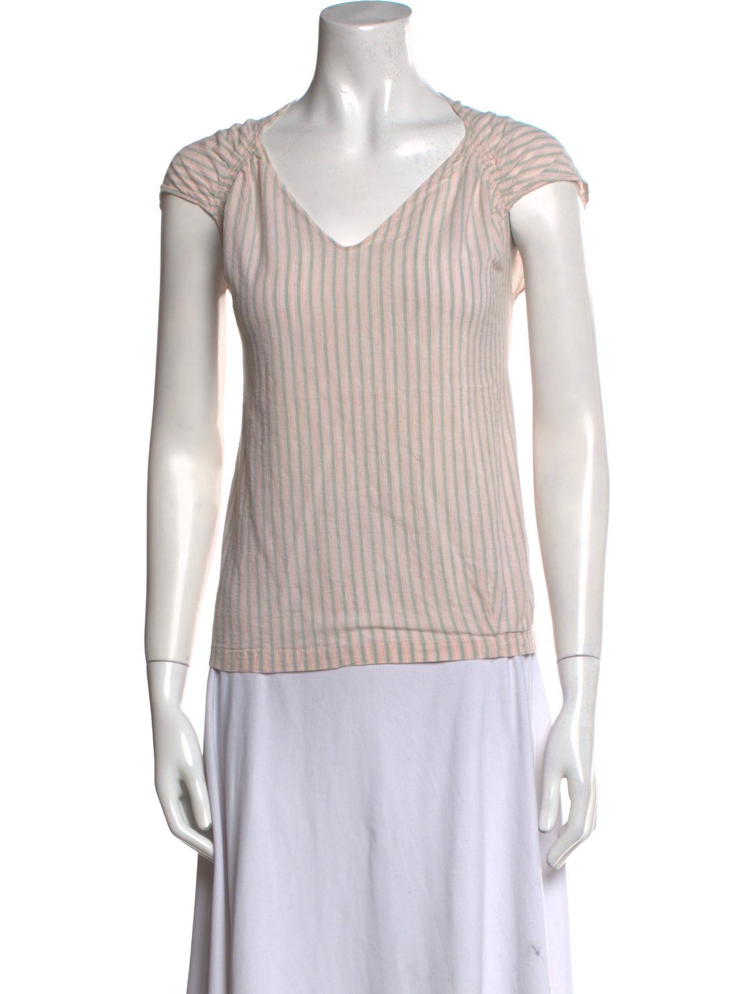 Dries Van Noten V-Neck Short Sleeve Top