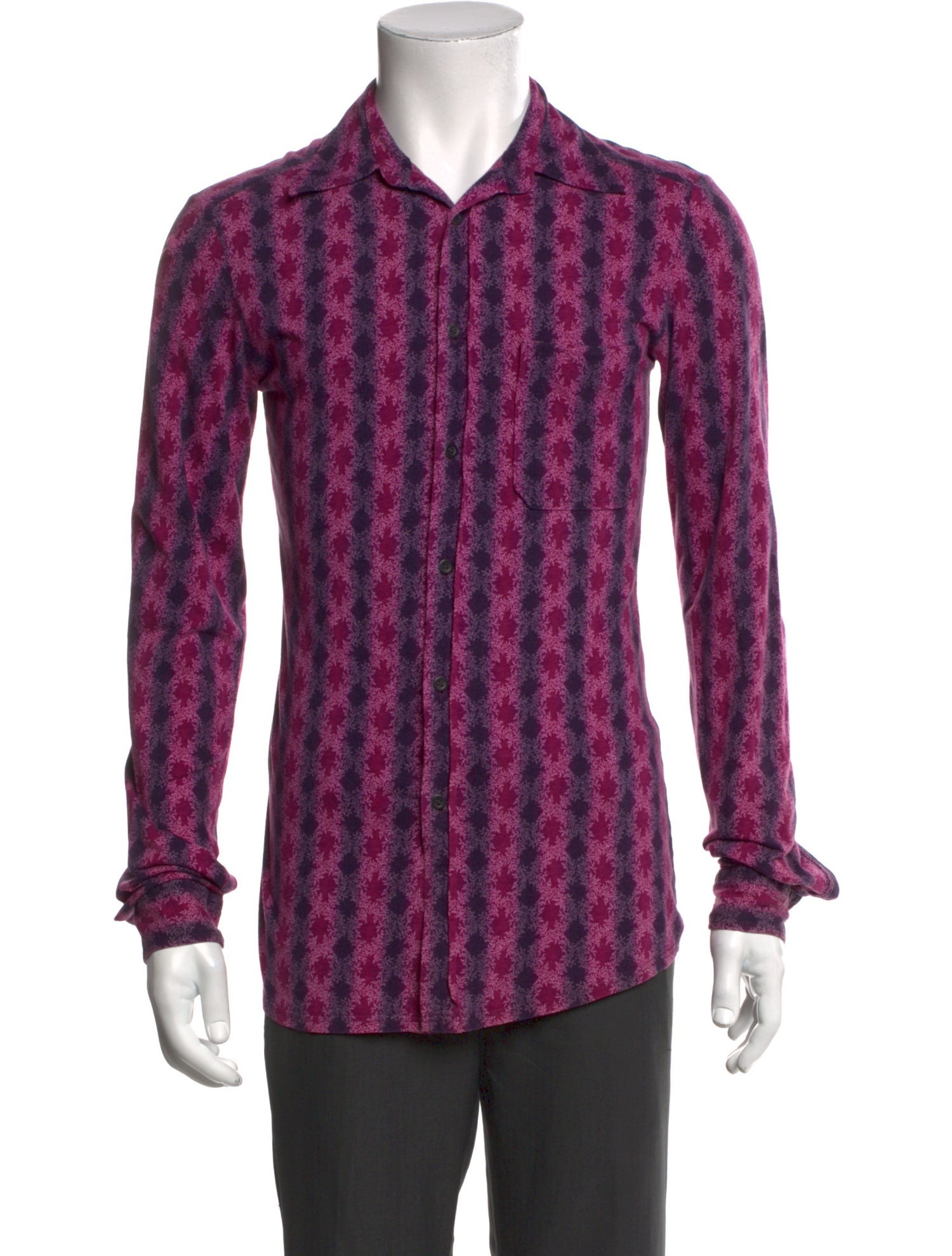 Dries Van Noten Printed Long Sleeve Shirt