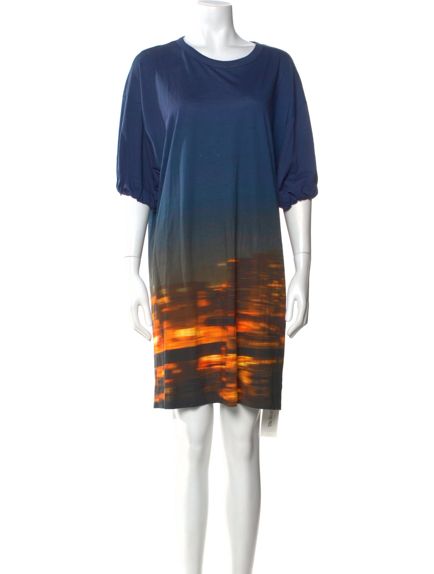 Dries Van Noten Tie-Dye Print Mini Dress