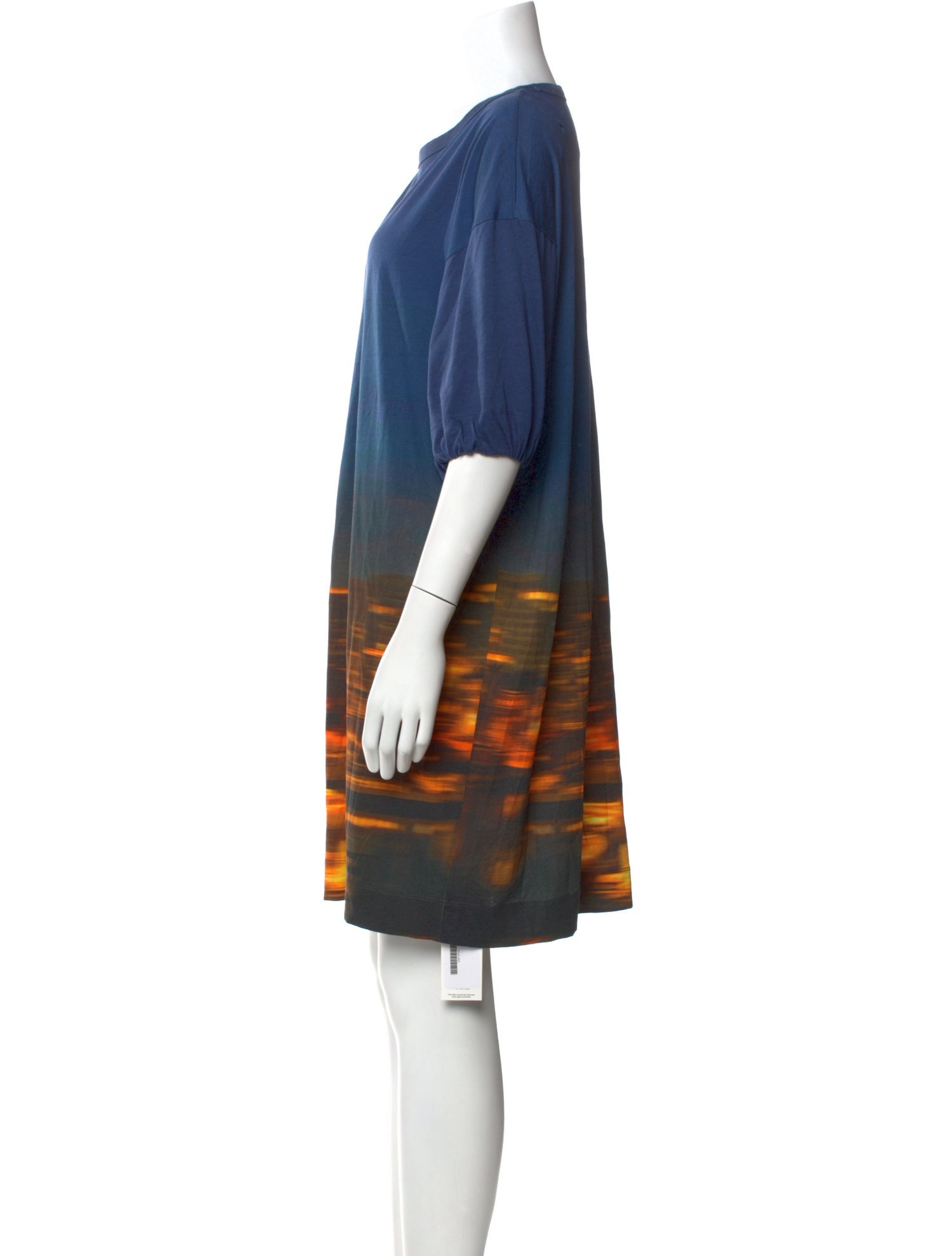 Dries Van Noten Tie-Dye Print Mini Dress