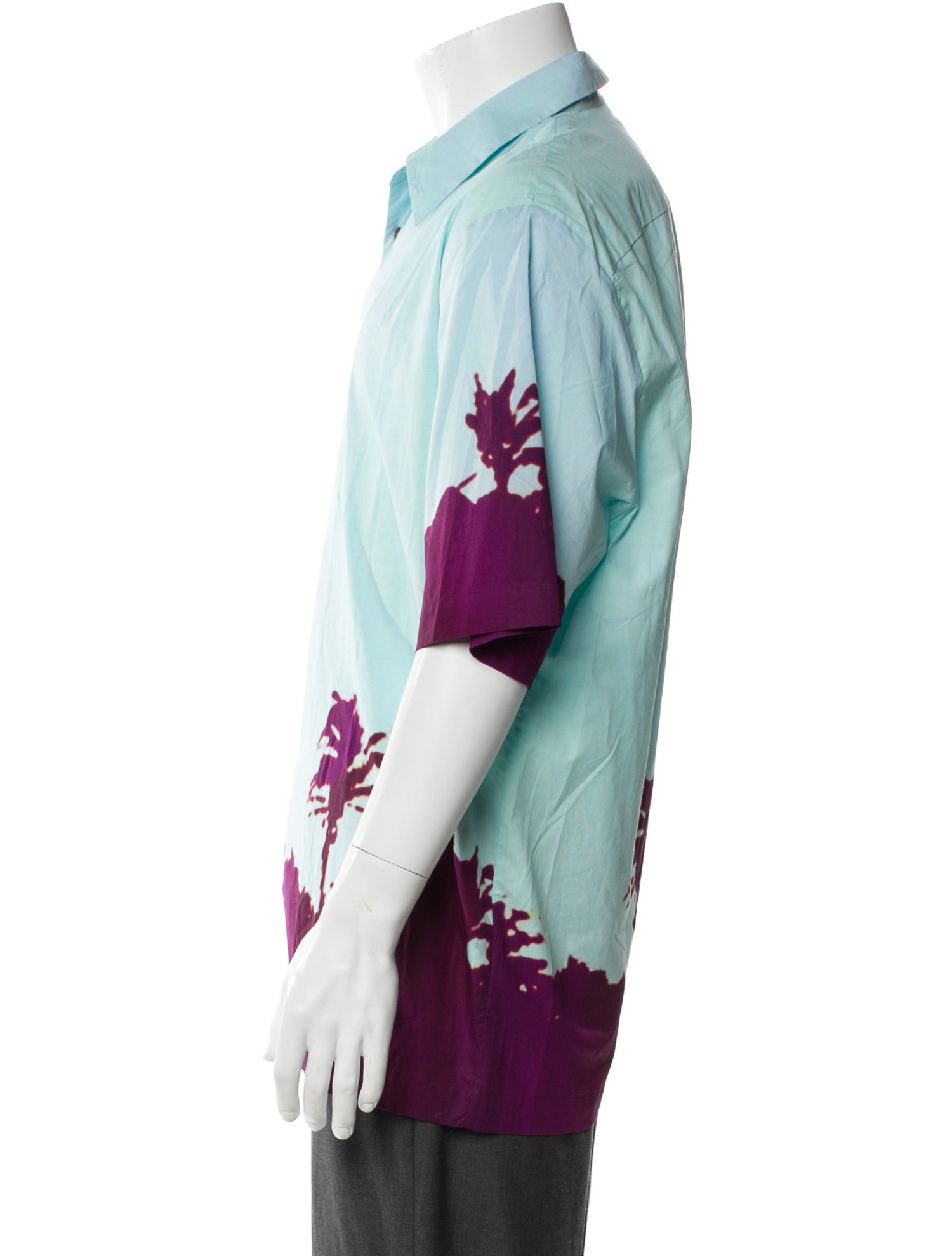 Dries Van Noten Printed Short Sleeve Shirt