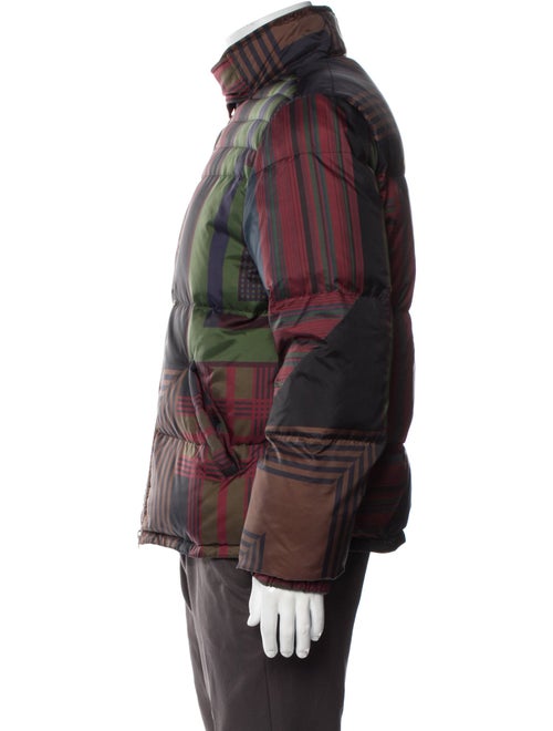 Dries Van Noten Plaid Print Puffer Coat