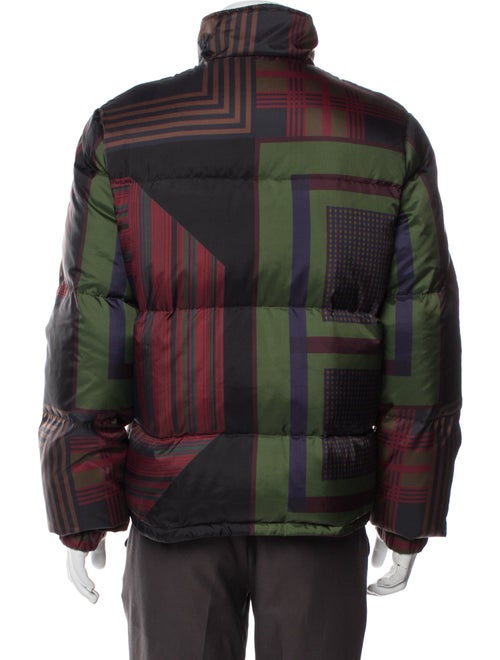 Dries Van Noten Plaid Print Puffer Coat