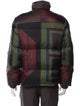 Dries Van Noten Plaid Print Puffer Coat