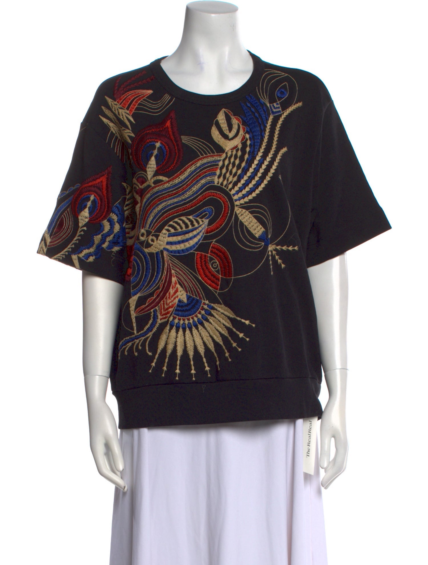 Dries Van Noten Printed Crew Neck T-Shirt
