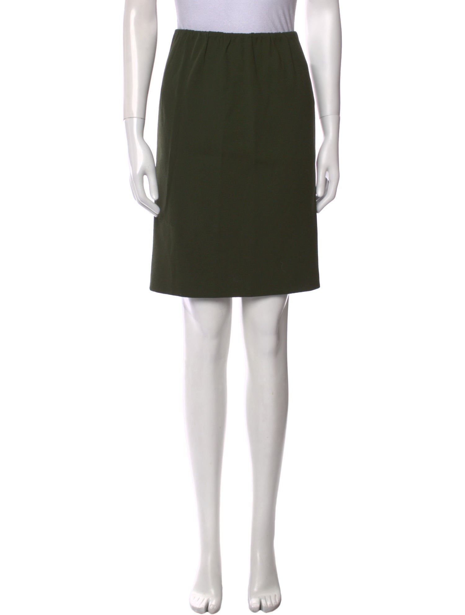 Dries Van Noten Wool Knee-Length Skirt